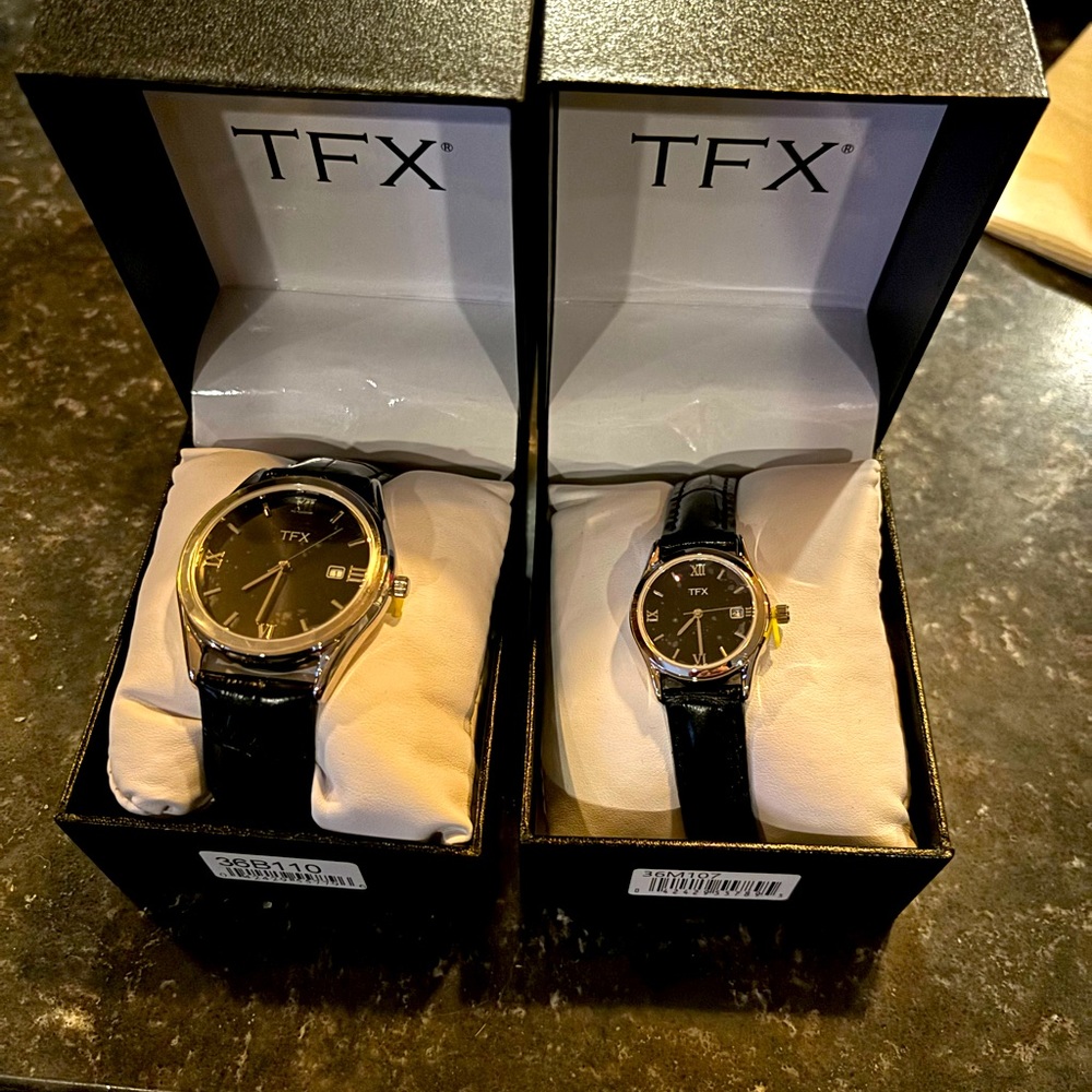 Brand new TFX watches. Matching Men’s and Women’s.